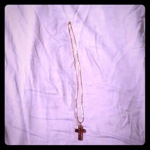 Handmade cross necklace